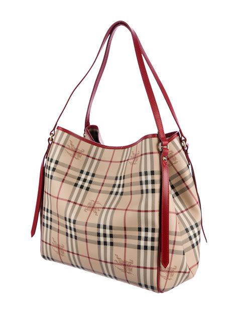 burberry small haymarket check canterbury tote bag|burberry buckle medium tote pink.